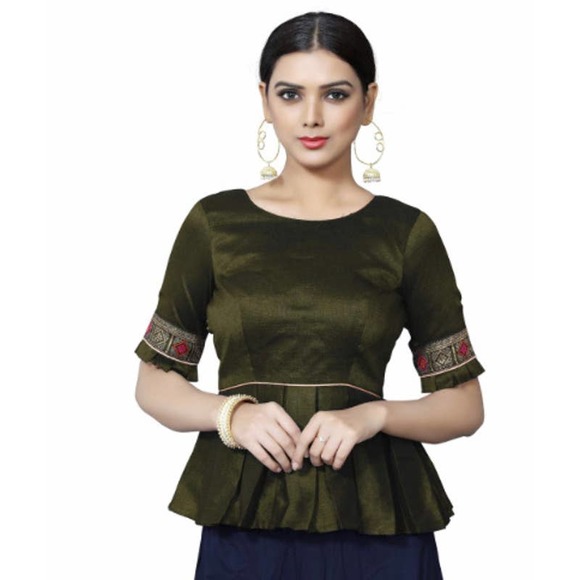 Tops - Women's Homemade Indian Top/Choli- Size Med/Large